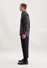 Regular Business shirt Floral in Grey |  Seidensticker Onlineshop