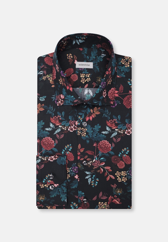 Regular Chemise d'affaires Floral dans Gris | Boutique en ligne Seidensticker