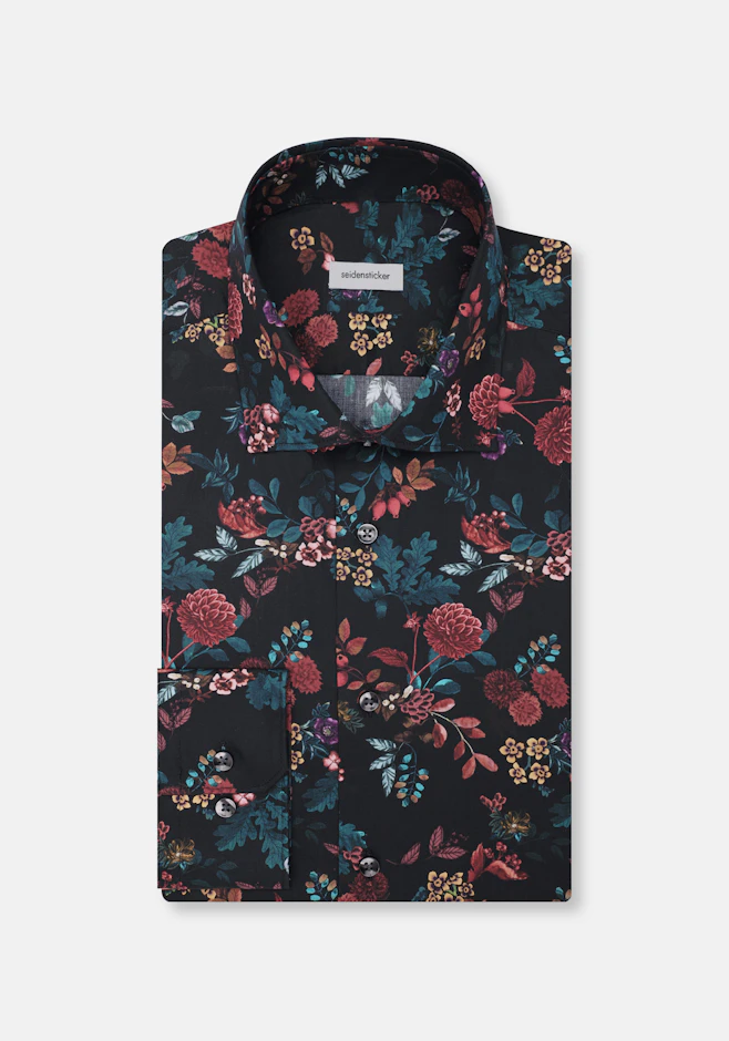 Regular Chemise d'affaires Floral dans Gris | Boutique en ligne Seidensticker