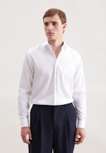 Regular Business shirt Uni in Weiß |  Seidensticker Onlineshop