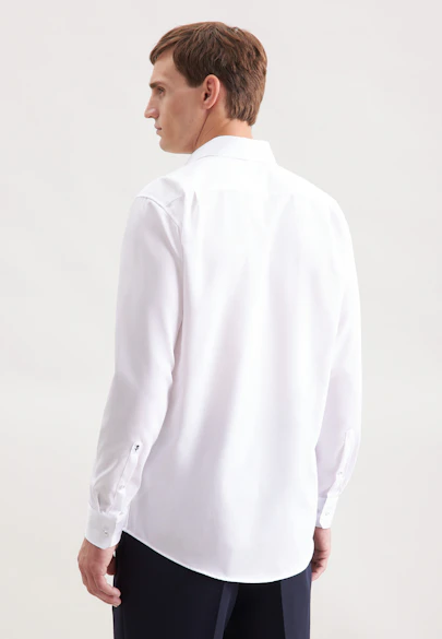 Regular Business Hemd Uni in Weiß |  Seidensticker Onlineshop