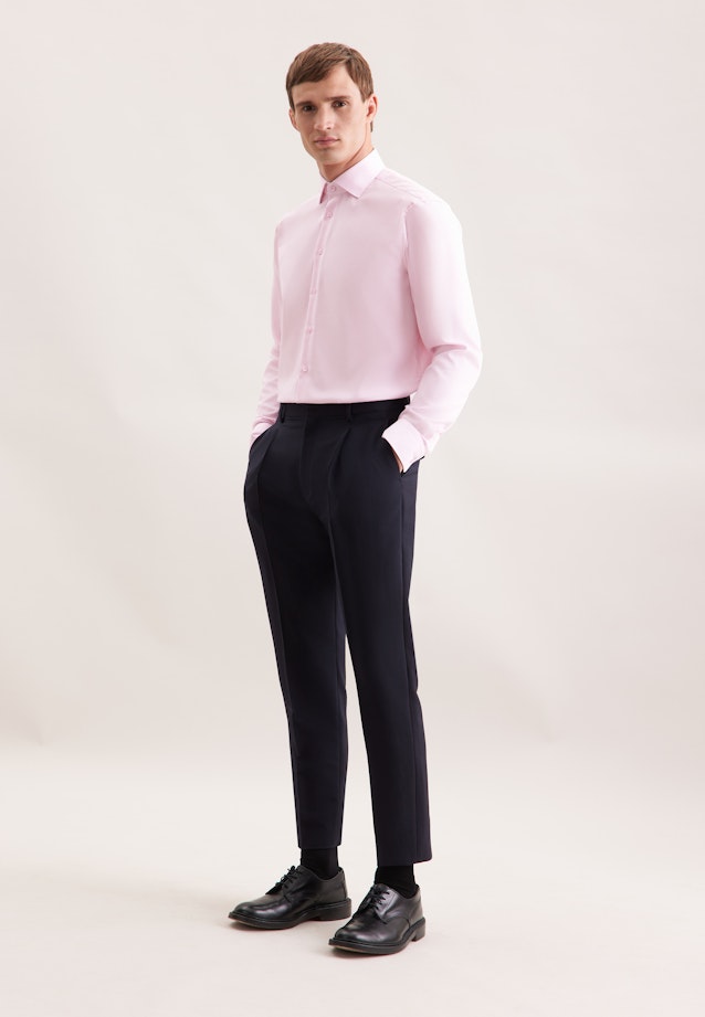 Regular Business Hemd Uni in Rosa |  Seidensticker Onlineshop