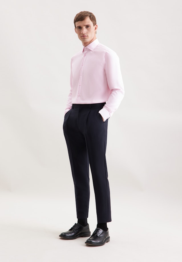 Regular Business Hemd Uni in Rosa |  Seidensticker Onlineshop