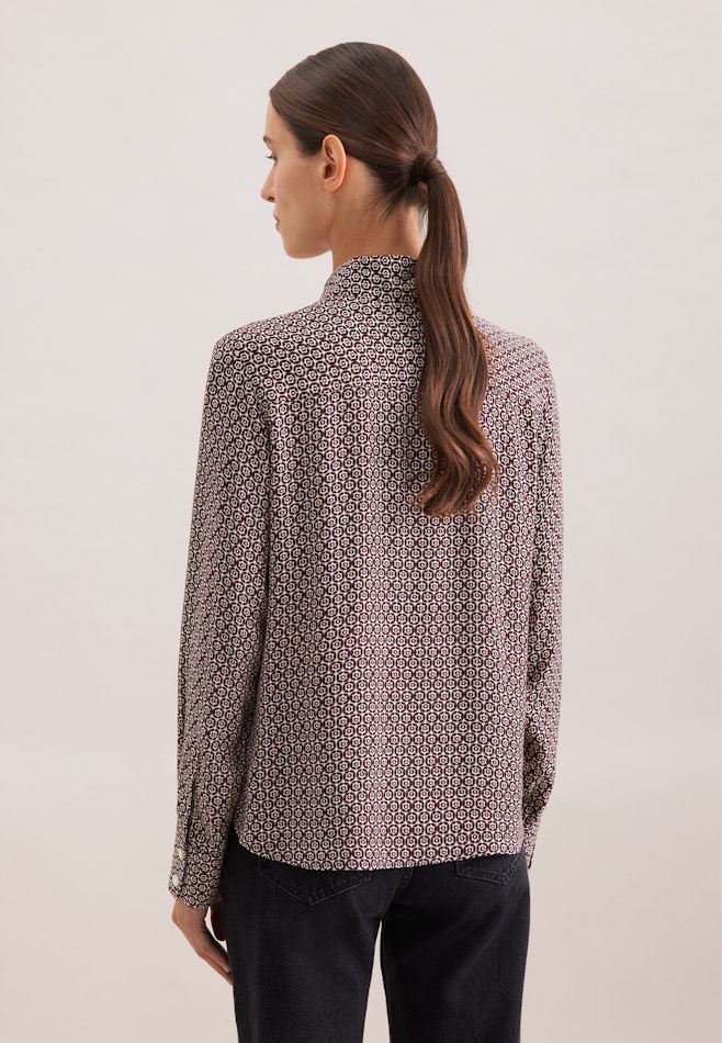 Chemisier en viscose avec imprimé dans Rouge | Boutique en ligne Seidensticker