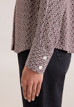 Hemdbluse aus Viskose mit Print in Rot |  Seidensticker Onlineshop
