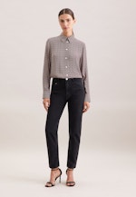 Hemdbluse aus Viskose mit Print in Rot |  Seidensticker Onlineshop