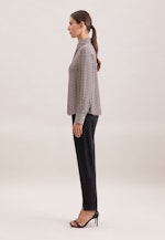 Hemdbluse aus Viskose mit Print in Rot |  Seidensticker Onlineshop