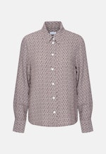 Hemdbluse aus Viskose mit Print in Rot |  Seidensticker Onlineshop