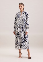 Tunikakleid mit Bindeband in Dunkelblau |  Seidensticker Onlineshop