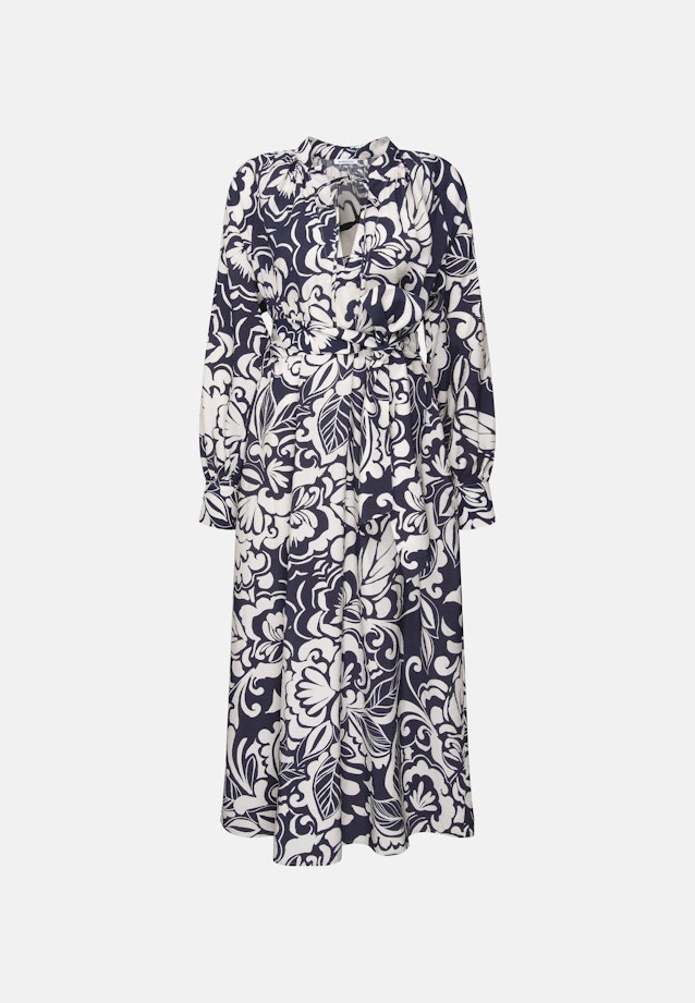 Tunikakleid mit Bindeband in Dunkelblau |  Seidensticker Onlineshop