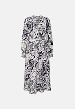 Tunikakleid mit Bindeband in Dunkelblau |  Seidensticker Onlineshop