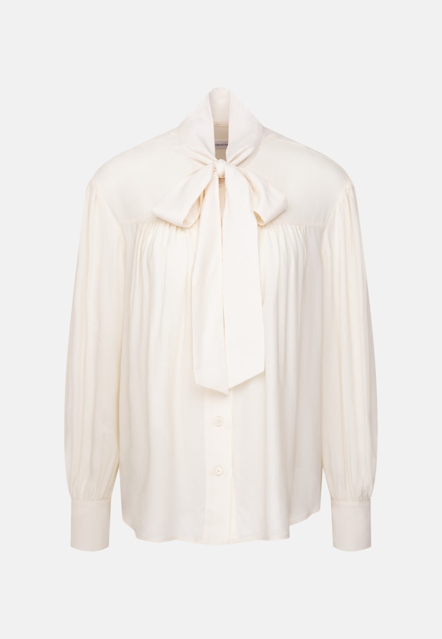 Schluppenbluse aus Viskose- Chiffon in Ecru |  Seidensticker Onlineshop