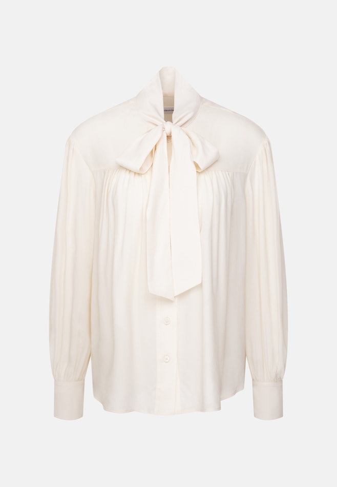 Schluppenbluse aus Viskose- Chiffon in Ecru | Seidensticker Onlineshop