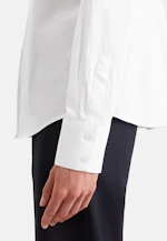 Shirt Blouse with Low Yoke in Weiß |  Seidensticker Onlineshop