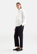 Shirt Blouse with Low Yoke in Weiß |  Seidensticker Onlineshop