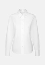 Hemdbluse mit tiefer Passe in Weiß |  Seidensticker Onlineshop