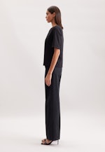 Shirtbluse in A- Linie aus fließender Ware in Schwarz |  Seidensticker Onlineshop