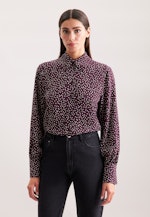 Hemdbluse mit Tupfenprint in Rot |  Seidensticker Onlineshop