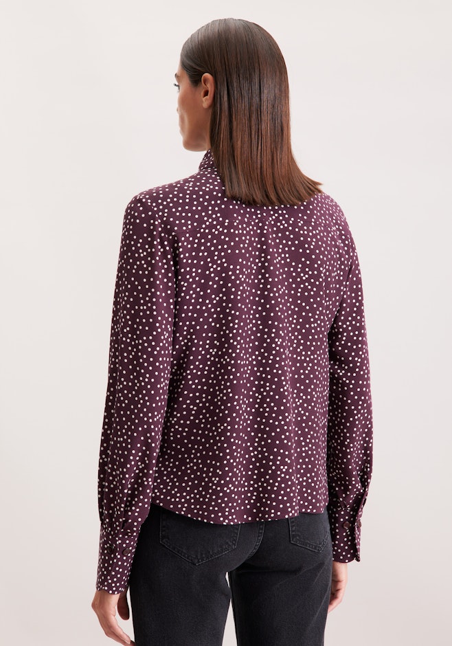 Chemise à pois imprimés dans Rouge | Boutique en ligne Seidensticker