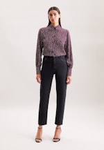 Hemdbluse mit Tupfenprint in Rot |  Seidensticker Onlineshop