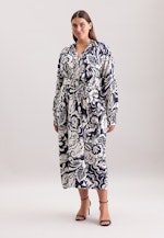 Tunikakleid mit Bindeband in Dunkelblau |  Seidensticker Onlineshop