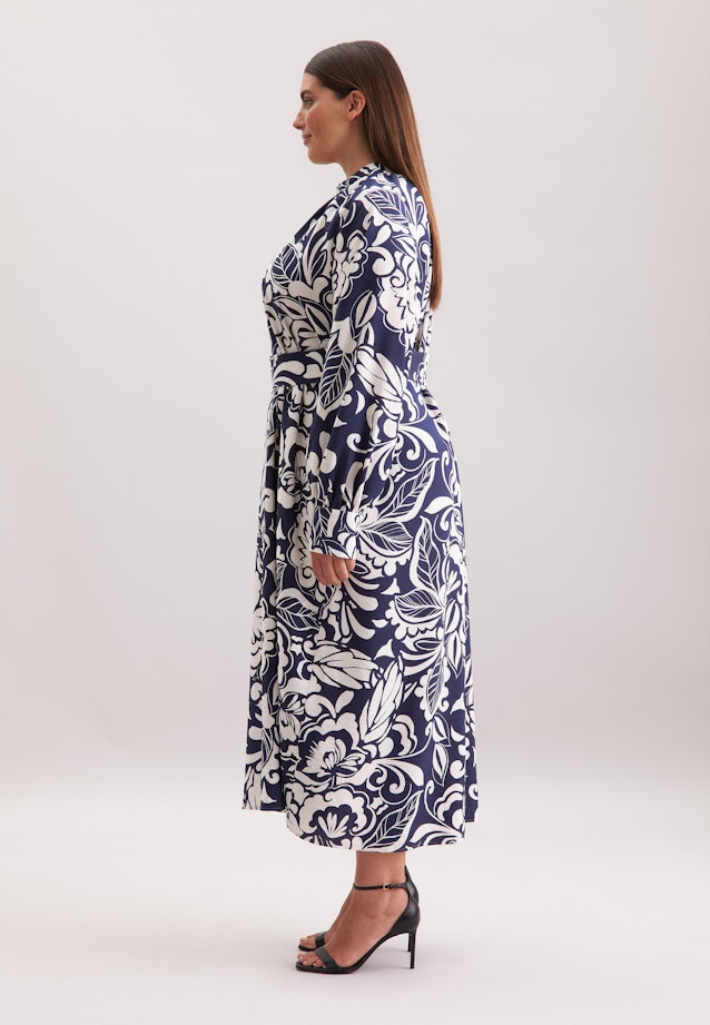 Tunikakleid mit Bindeband in Dunkelblau |  Seidensticker Onlineshop