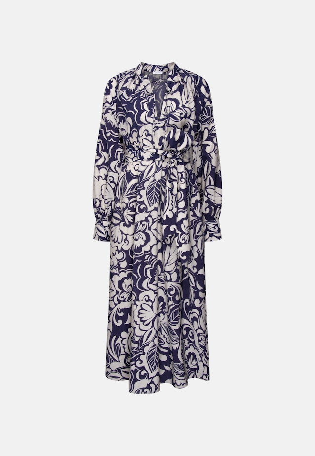 Tunikakleid mit Bindeband in Dunkelblau |  Seidensticker Onlineshop