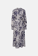 Tunikakleid mit Bindeband in Dunkelblau |  Seidensticker Onlineshop