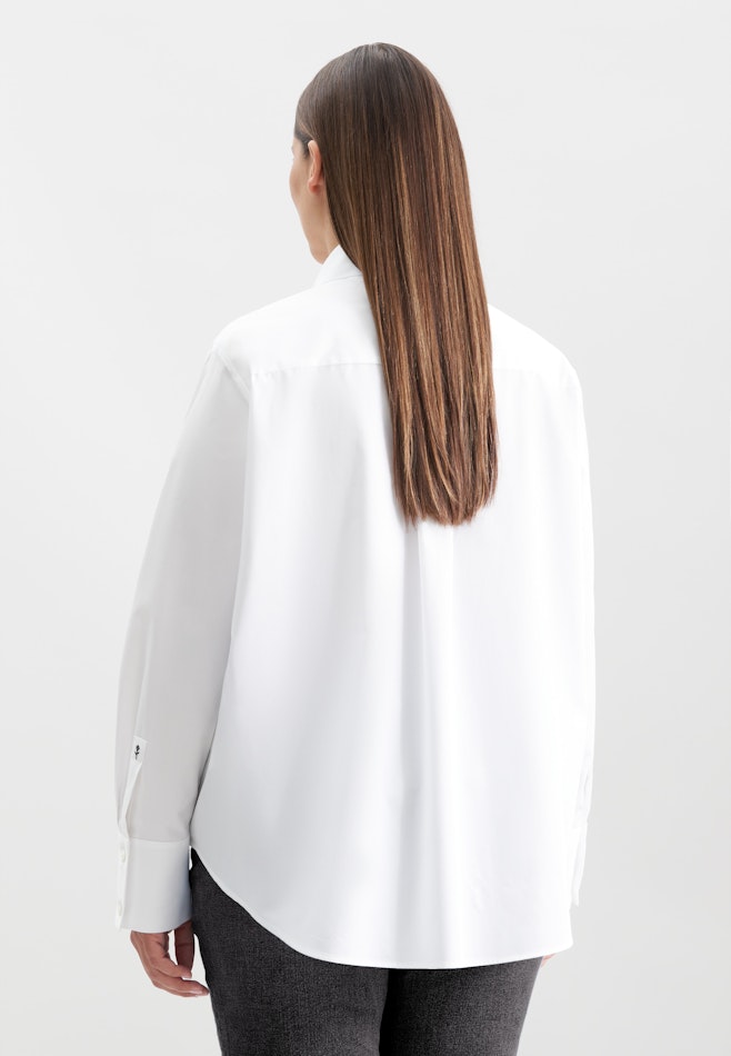 Hemdbluse in A- Linie in Weiß | Seidensticker online shop