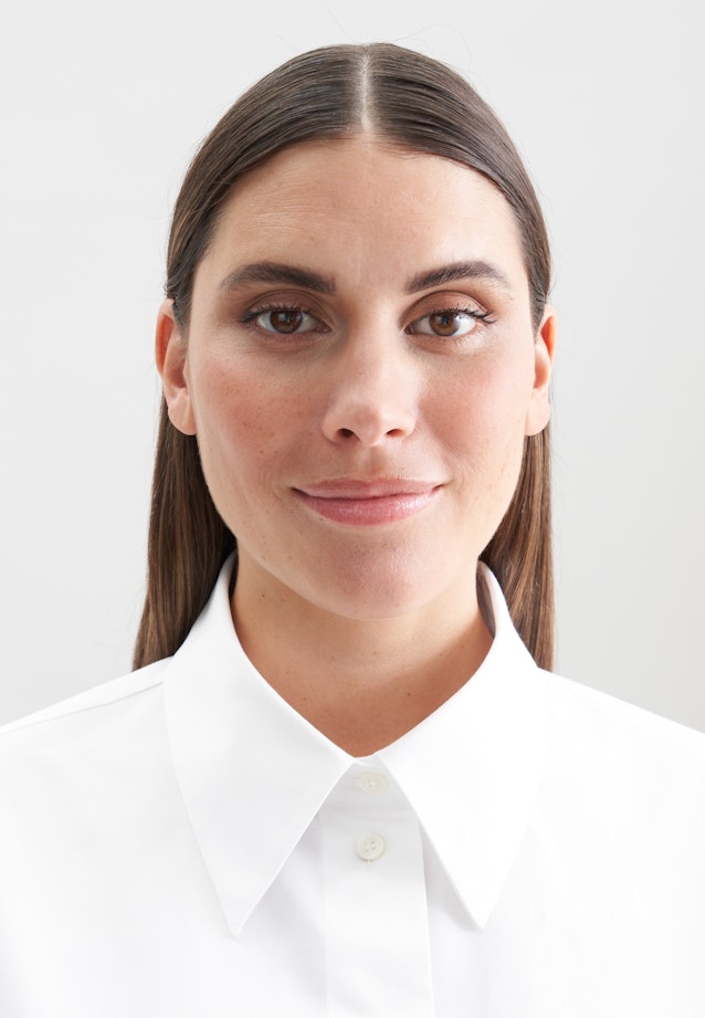 Hemdbluse in A- Linie in Weiß |  Seidensticker Onlineshop