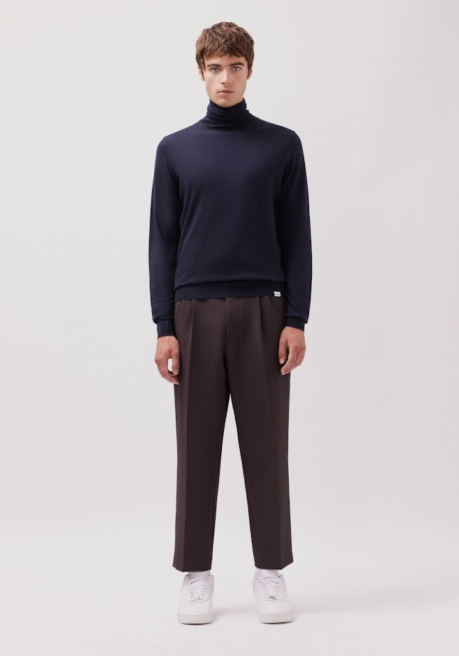 Regular Pull-over dans Bleu Foncé | Boutique en ligne Seidensticker