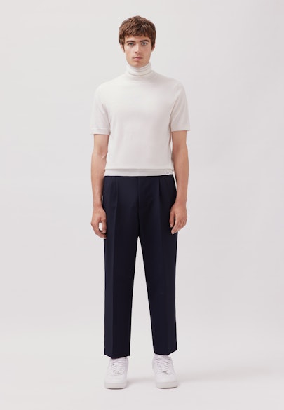 Regular Pull-over in Blanc |  Seidensticker Onlineshop