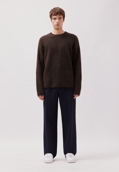 Oversized Pull-over Mélange uni in Marron |  Seidensticker Onlineshop