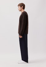 Oversized Pullover Einfarbig meliert in Braun |  Seidensticker Onlineshop