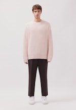 Oversized Pullover Einfarbig meliert in Rosa |  Seidensticker Onlineshop