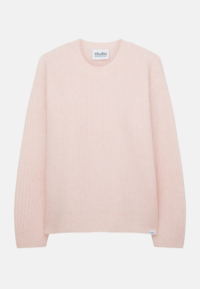 Oversized Pullover Einfarbig meliert in Rosa |  Seidensticker Onlineshop