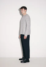 Oversized Crew Neck Sweater with Mohair in Grey |  Seidensticker Onlineshop