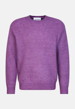Oversized Crew Neck Sweater with Mohair in Lila |  Seidensticker Onlineshop