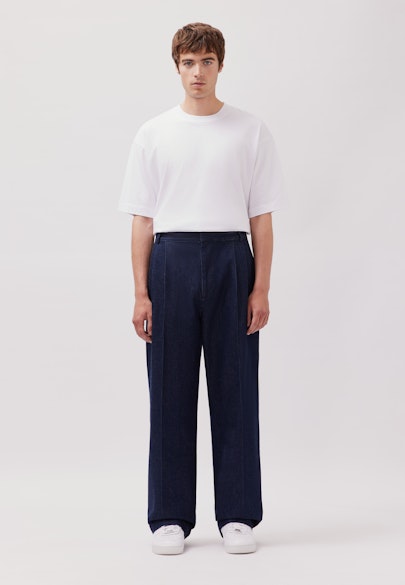 Oversized Chino Denim in Bleu Foncé |  Seidensticker Onlineshop