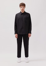 Regular Hemd Uni in Schwarz |  Seidensticker Onlineshop