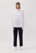 Oversized Fashion-Hemd Gestreift in Weiß |  Seidensticker Onlineshop