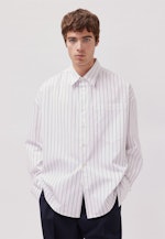 Oversized Fashion-Hemd Gestreift in Weiß |  Seidensticker Onlineshop