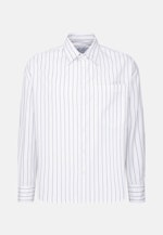 Oversized Fashion-Hemd Gestreift in Weiß |  Seidensticker Onlineshop