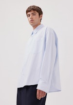 Oversized Fashion-Hemd Gestreift in Hellblau |  Seidensticker Onlineshop