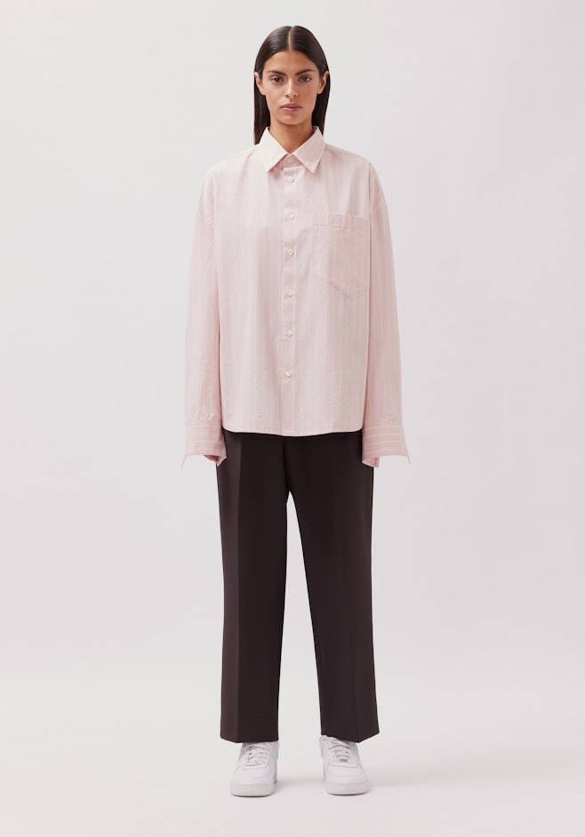 Oversized Fashion-Hemd Gestreift in Rosa | Seidensticker Onlineshop