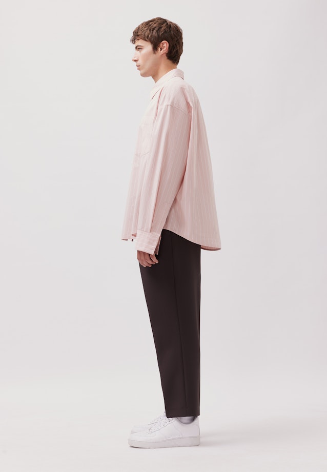 Oversized Fashion-Hemd Gestreift in Rosa |  Seidensticker Onlineshop