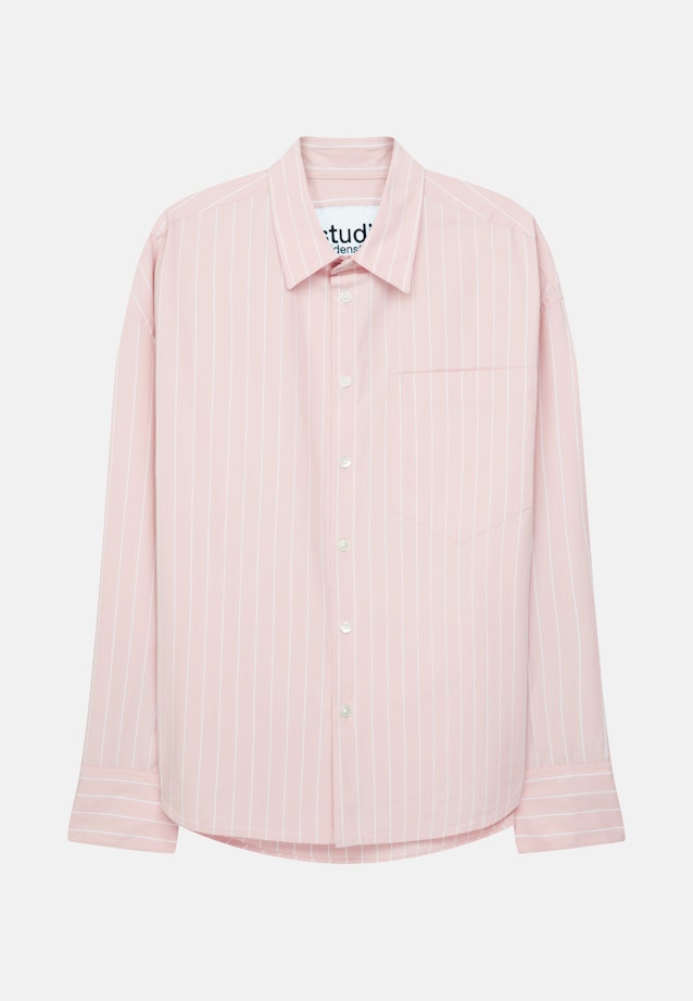 Oversized Fashion-Hemd Gestreift in Rosa |  Seidensticker Onlineshop
