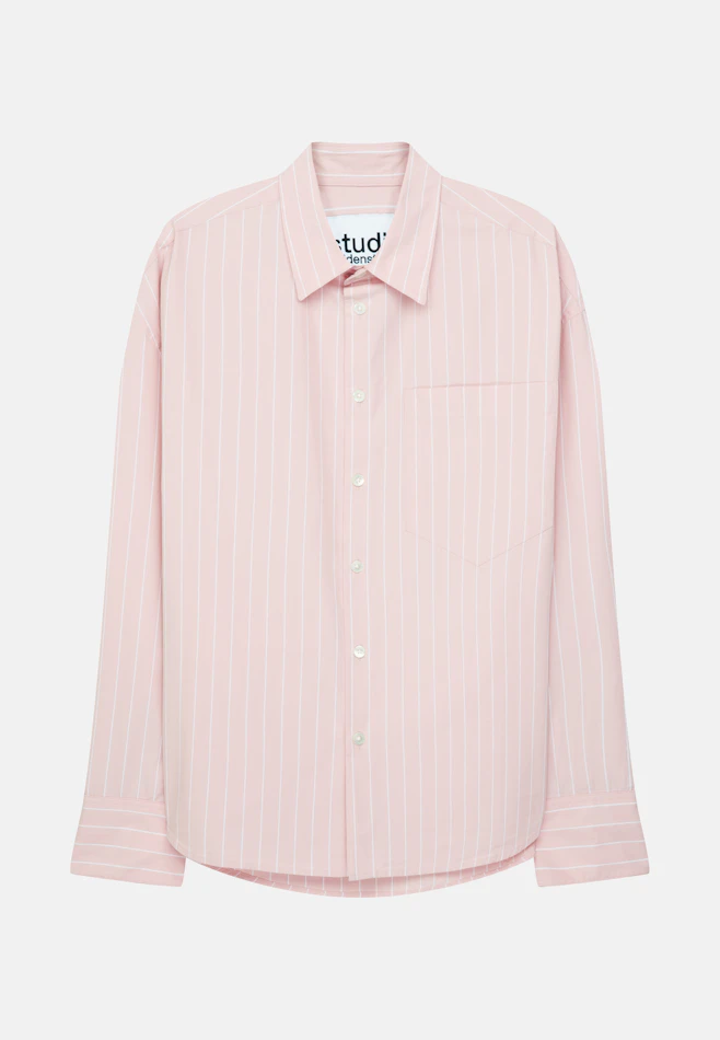 Oversized Fashion-Hemd Gestreift in Rosa | Seidensticker Onlineshop