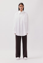 Oversized Unisex Hemd Uni in Weiß |  Seidensticker Onlineshop