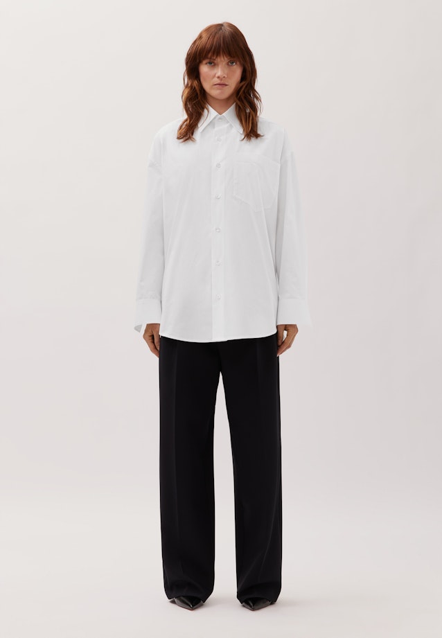 Oversized Hemd aus Baumwolle in Weiß |  Seidensticker Onlineshop